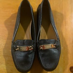 Coach signature black flats size 8.5